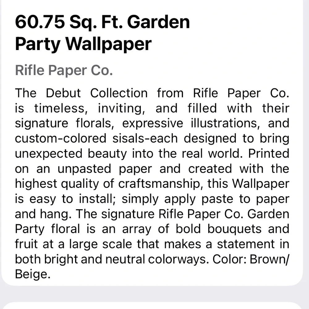 Rifle Paper Co. rifle paper